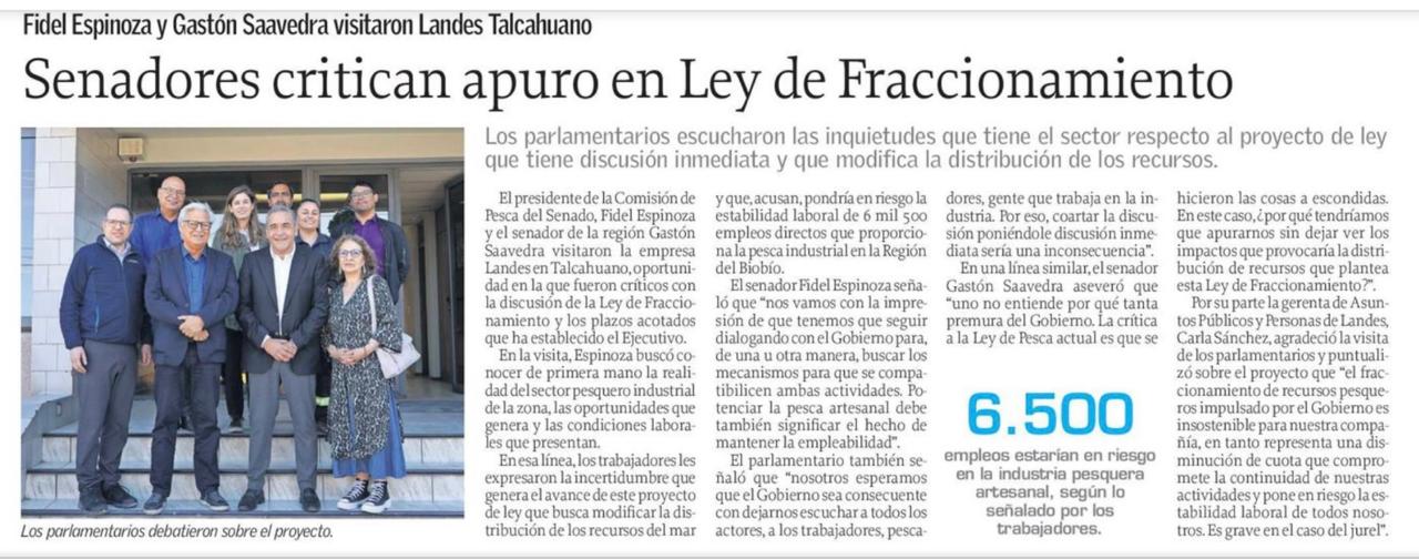 Senadores critican apuro en Ley de Fraccionamiento